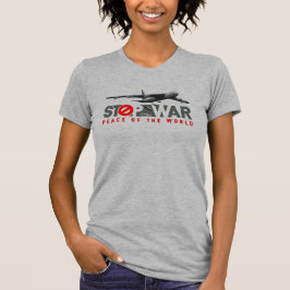 Stop The War (ライトモード) | 女性用スリムフィット Tシャツ