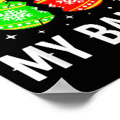 Stop Touching My Funny Dirty Christmas Adult Humor ポスター (角)