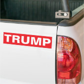 STOP TRUMP バンパーステッカー (トラック上)
