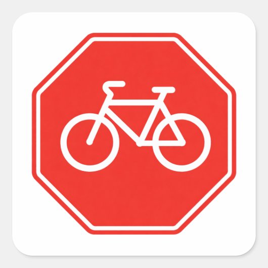 Stop vélo  スクエアシール (正面)