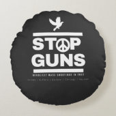 stop violence ラウンドクッション (正面)