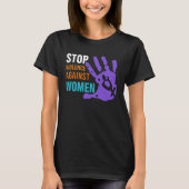 Stop Violence Against Women s Tシャツ (正面)