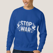 "STOP WAR" ピースダブルのTシャツ