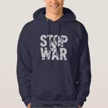 "STOP WAR" ピースダブルのTシャツ
