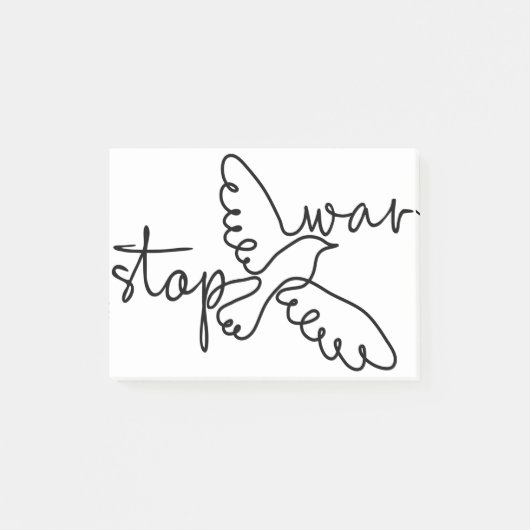 Stop War ポストイット (正面)