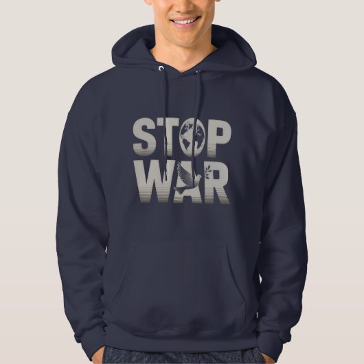 "STOP WAR" 平和の鳩 Tシャツ (正面)