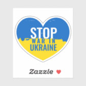 Stop War in Ukraine シール (シート)