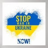 Stop War in Ukraine Now ポスター (正面)