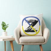 Stop war in Ukraine Throw Pillow クッション (椅子)