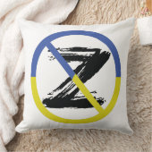 Stop war in Ukraine Throw Pillow クッション (ブランケット)