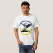 Stop war in Ukraine Throw Pillow Tシャツ (正面フル)