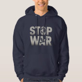 "STOP WAR" Peace Dove T-Shirt パーカ (正面)