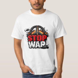 Stop War Peace Graphic T-Shirt – Stand for Peace Tシャツ