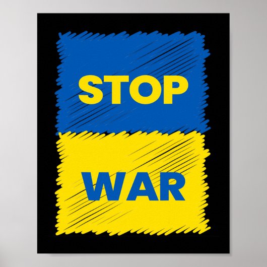 Stop War - Save Ukraine - Stop The War In Ukraine  ポスター (正面)