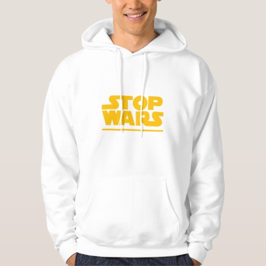 Stop Wars Parody Logo パーカ (正面)