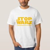 Stop Wars Parody Logo Tシャツ (正面)