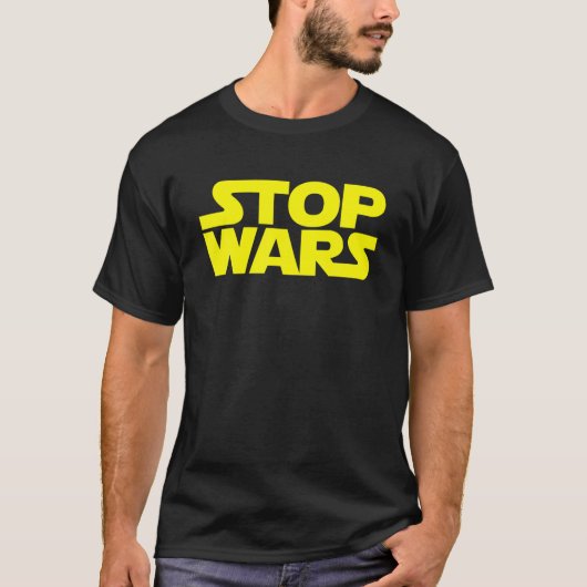 Stop Wars Peace Anti War Positive Vibe No War Ukra Tシャツ (正面)