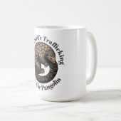 Stop wildlife trafficking - Save the pangolin  コーヒーマグカップ (正面右)