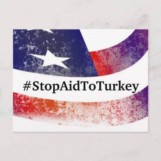 #StopAidToTurkeyはがき ポストカード (正面)