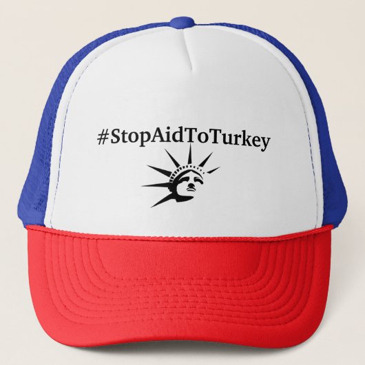 #StopAidToTurkey帽子 キャップ (正面)