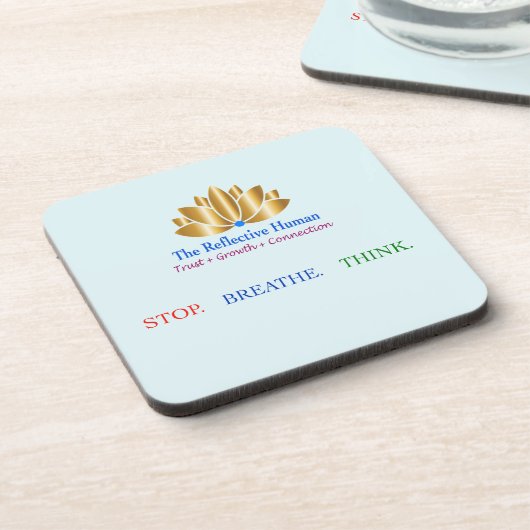 StopBreatheThink コースター (左側)