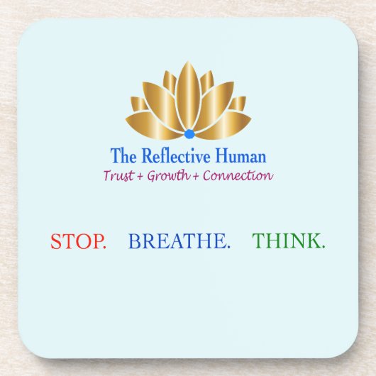 StopBreatheThink コースター (正面)