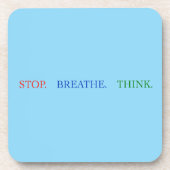 StopBreatheThink Coaster コースター (正面)
