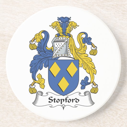 Stopfordの家紋 コースター (正面)