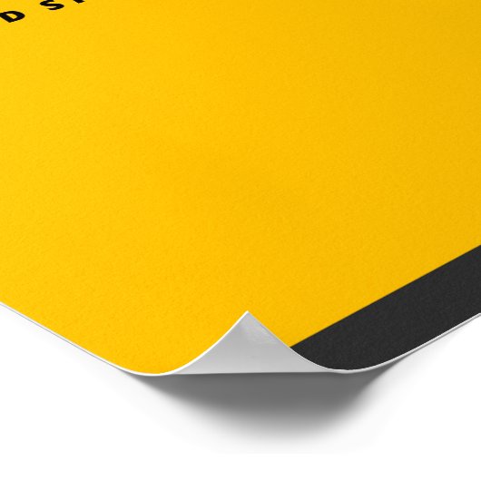 Stoplight Creative Quote ポスター (角)