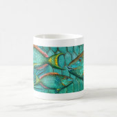 Stoplight Parrotfishグラフィック コーヒーマグカップ (中央)