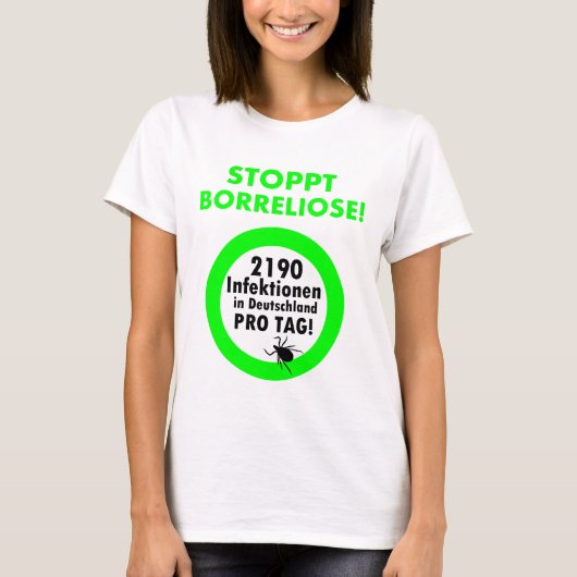 Stoppt Borreliose Tシャツ (正面)