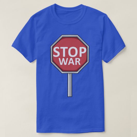 StopSign Warsコンフリクト軍隊 Tシャツ (デザイン正面)