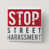 StopStreetHarassmentButton 缶バッジ (正面)