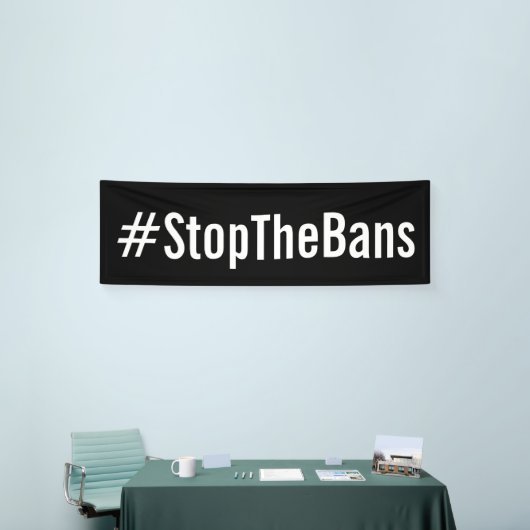 #StopTheBans Pro-Choice 3月 横断幕 (トレードショー)