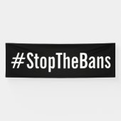 #StopTheBans Pro-Choice 3月 横断幕 (横)