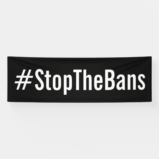 #StopTheBans Pro-Choice 3月 横断幕 (横)