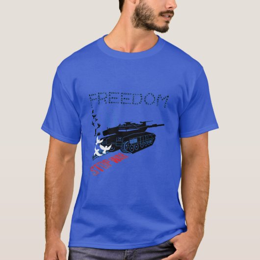 STOPWAR!!!FREEDOM Tシャツ (正面)