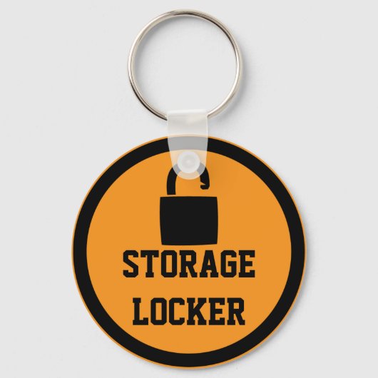 Storage Locker Orange キーホルダー (正面)