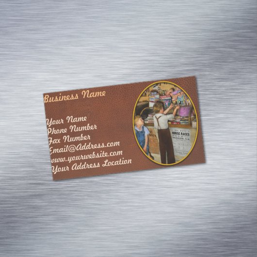 Store - 1940年の両方向のCandy マグネット名刺 (インサイチュ)