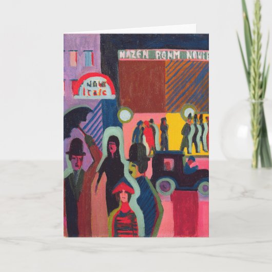 Store in the Rain | Ernst Ludwig Kirchner カード (正面)