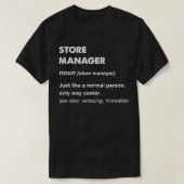Store Manager Tシャツ (デザイン正面)