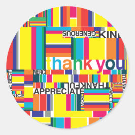 Store Small Business Companyステッカー ラウンドシール