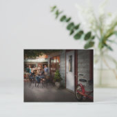 Storefront - Frenchtown, NJ – 趣のあるビストロで ポストカード (スタンド正面)