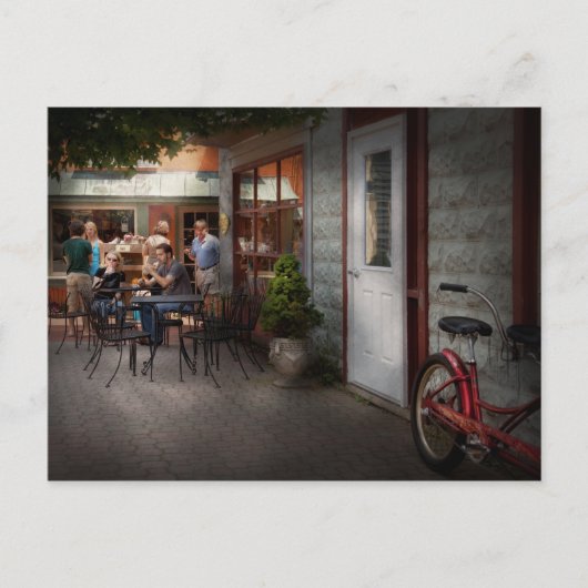 Storefront - Frenchtown, NJ – 趣のあるビストロで ポストカード (正面)