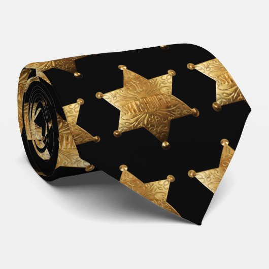 storemanによって保安官の星をカスタマイズ ネクタイ (ロール)