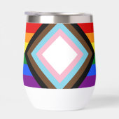 Stories Matter Gay Pride Intersection Rainbow Flag (右面)