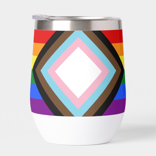 Stories Matter Gay Pride Intersection Rainbow Flag (右面)