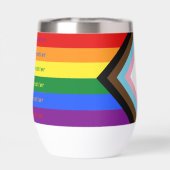 Stories Matter Gay Pride Intersection Rainbow Flag (背面)