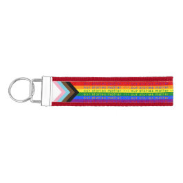 Stories Matter Gay Pride Intersection Rainbow Flag リストバンドキーホルダー