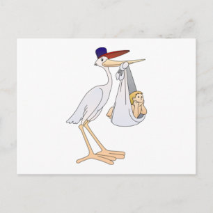 Storkのベビー ポストカード